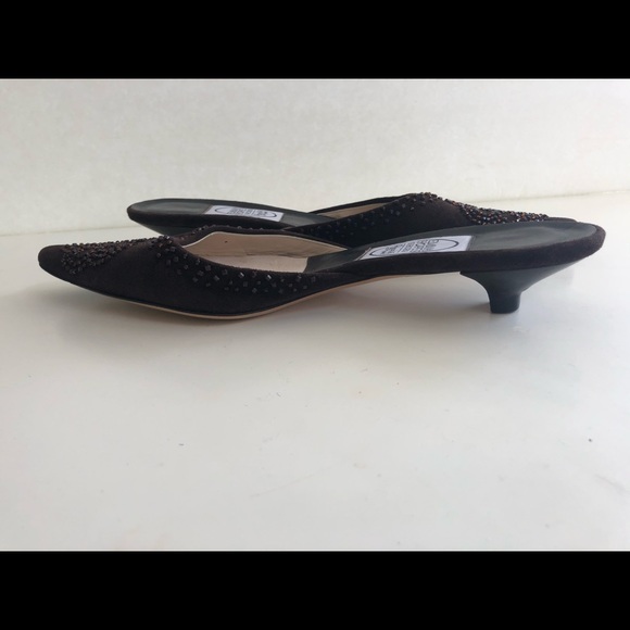 Emma Hope Brown Suede Slide Mule - Picture 5 of 8